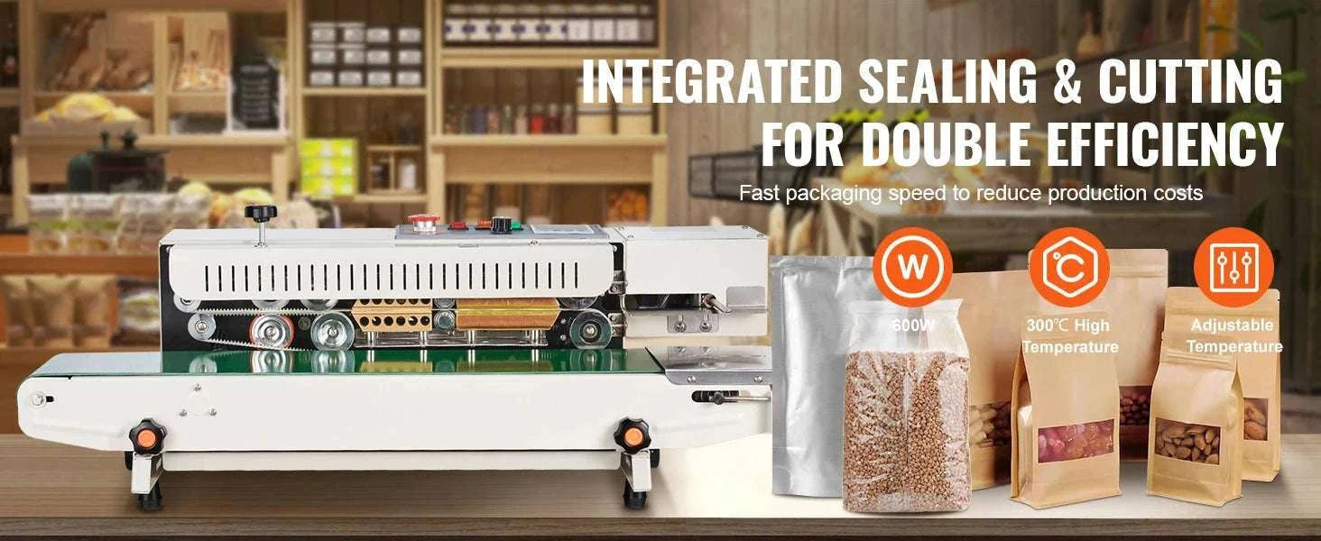 Continuous Band Sealer Machine with Inflation 6–12mm Adjustable-600W / Poland