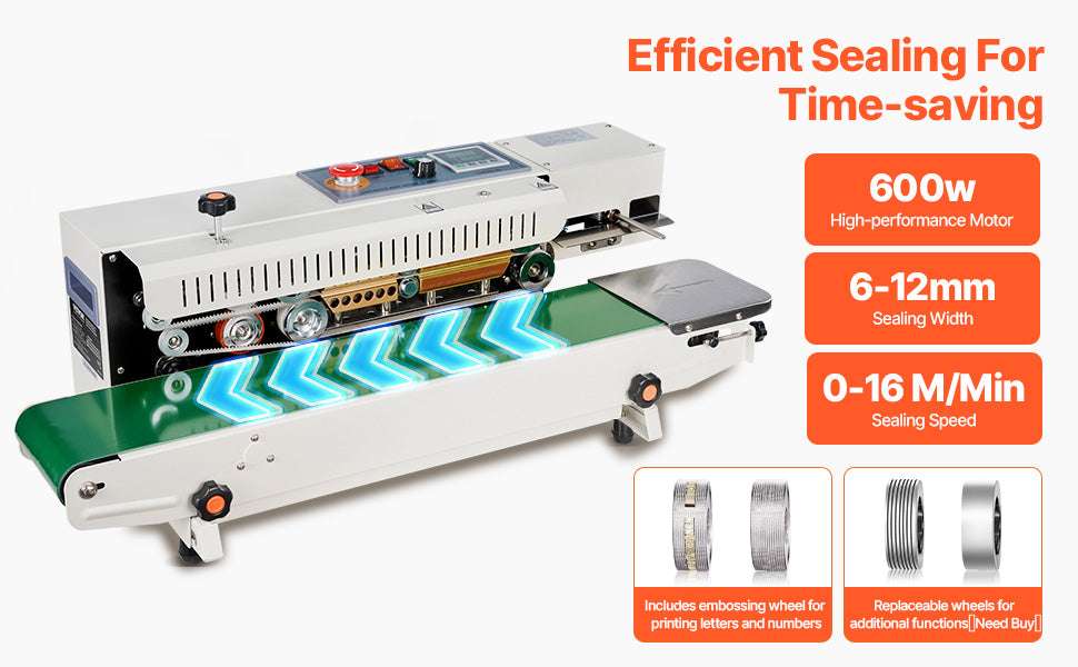 Continuous Band Sealer Machine with Inflation 6–12mm Adjustable-600W / Poland