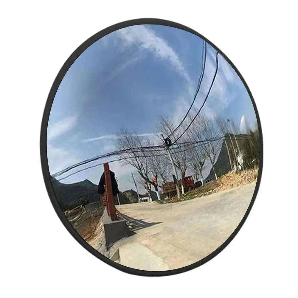 Convex Security Mirror 30cm Wide Angle Corner Safety Mirror-Blue