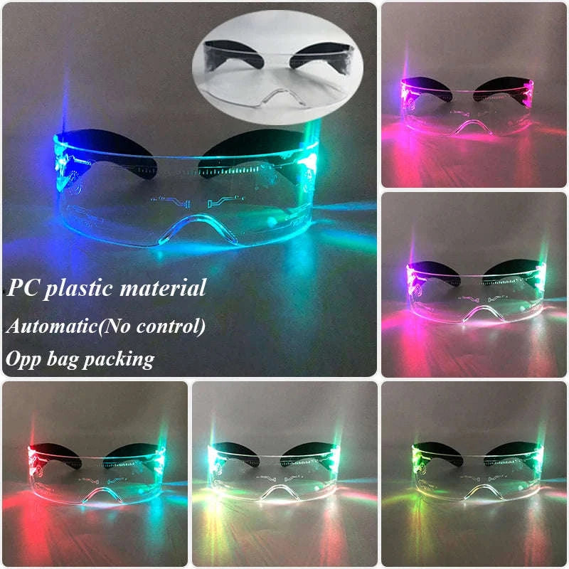 Cool Luminous Colorful LED Party Glasses-high quality Type B