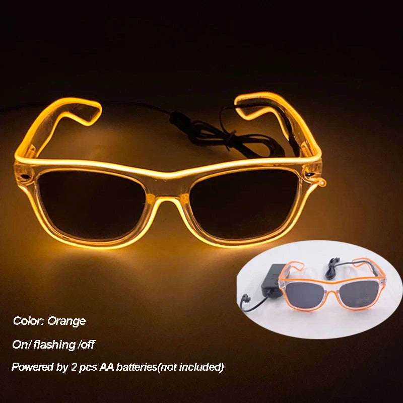 Cool Luminous Colorful LED Party Glasses-high quality Type B