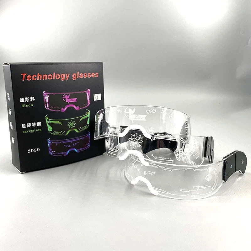 Cool Luminous Colorful LED Party Glasses-high quality Type B