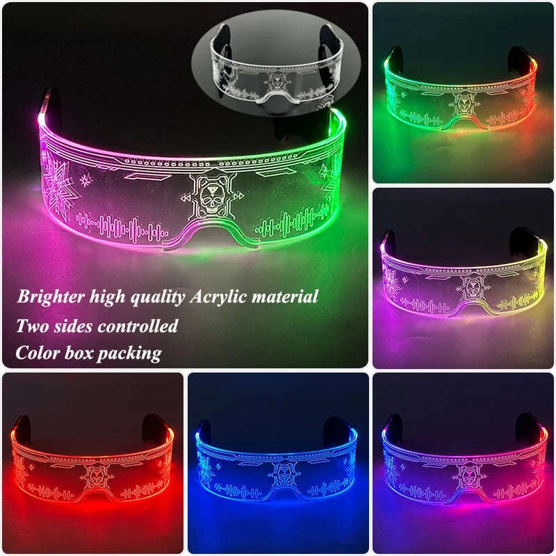 Cool Luminous Colorful LED Party Glasses-high quality Type B