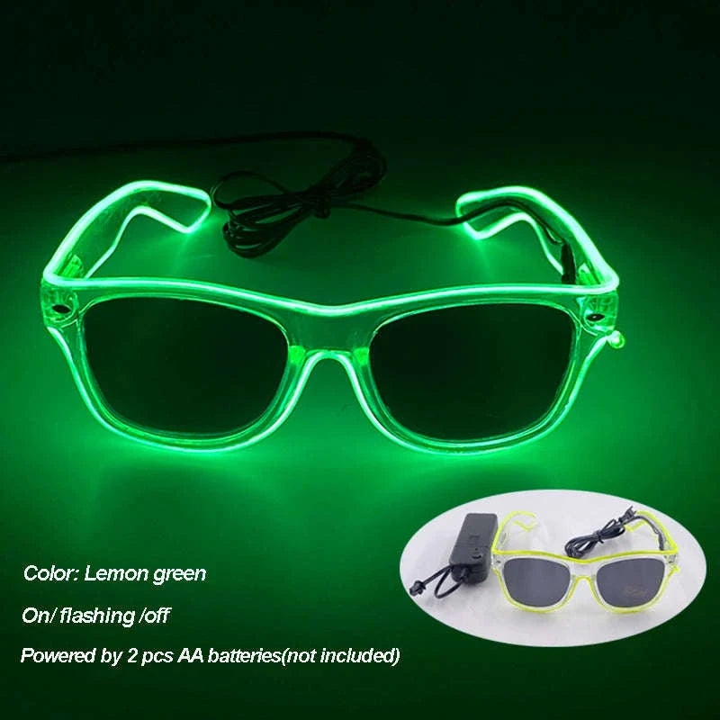 Cool Luminous Colorful LED Party Glasses-high quality Type B