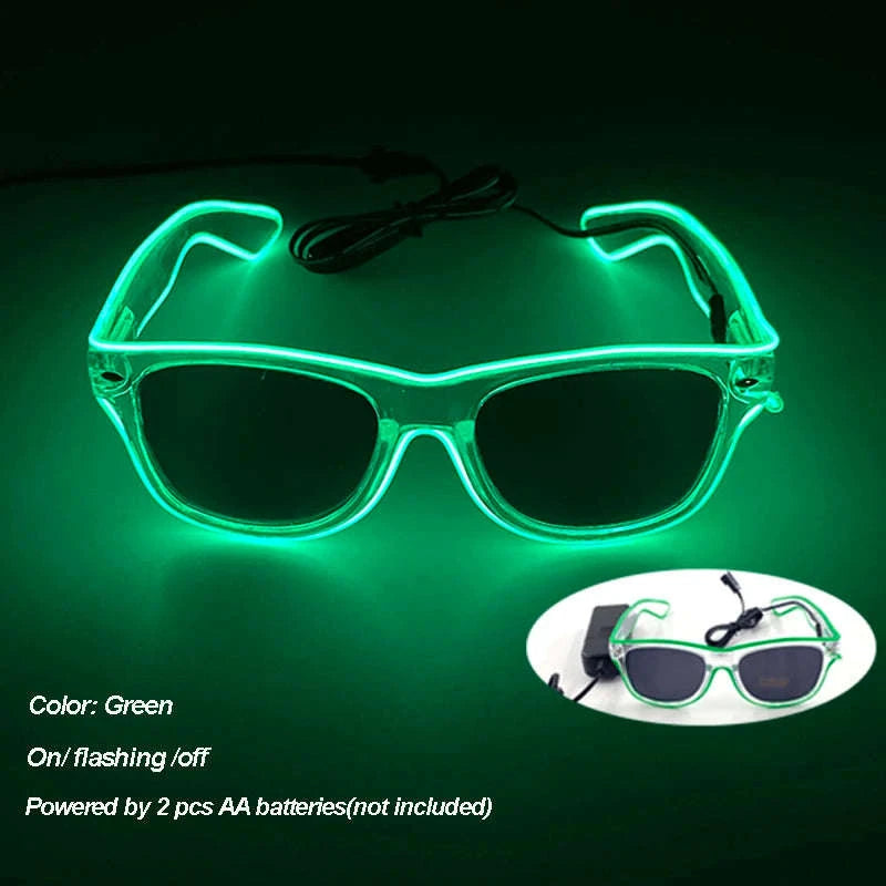 Cool Luminous Colorful LED Party Glasses-high quality Type B
