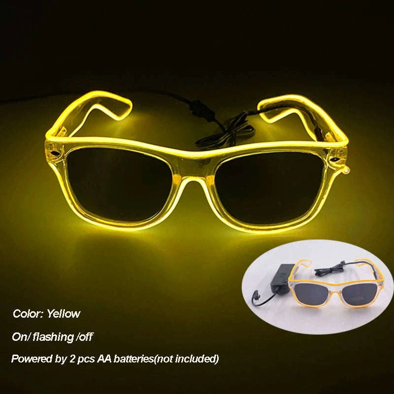Cool Luminous Colorful LED Party Glasses-high quality Type B