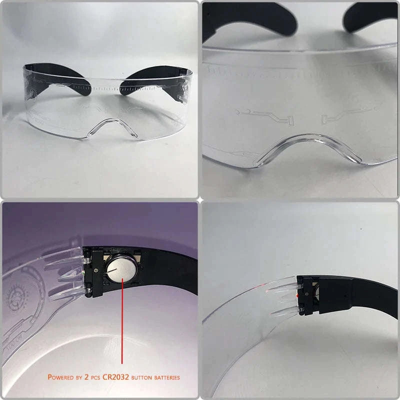 Cool Luminous Colorful LED Party Glasses-high quality Type B