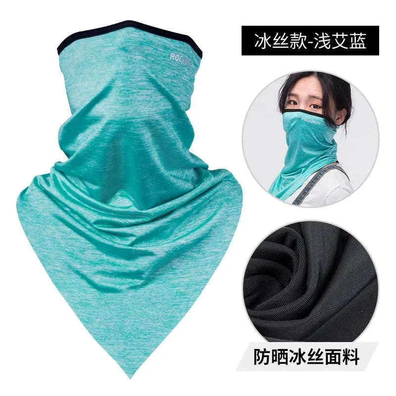 Cooling UV Protection Cycling Face Mask Ice Silk Neck Gaiter-LF7159-4