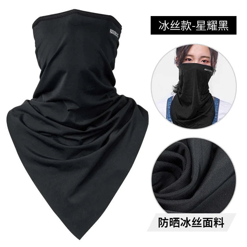 Cooling UV Protection Cycling Face Mask Ice Silk Neck Gaiter-LF7159-4