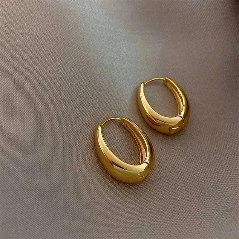 Copper Hoop Earrings-01