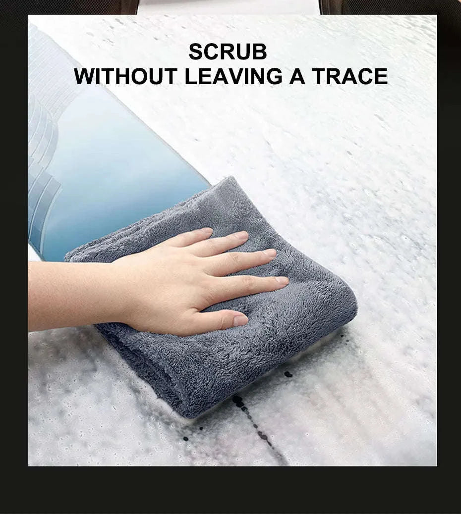 Coral Velvet Car Wash Towel 40×100cm-40x100cm 1pc