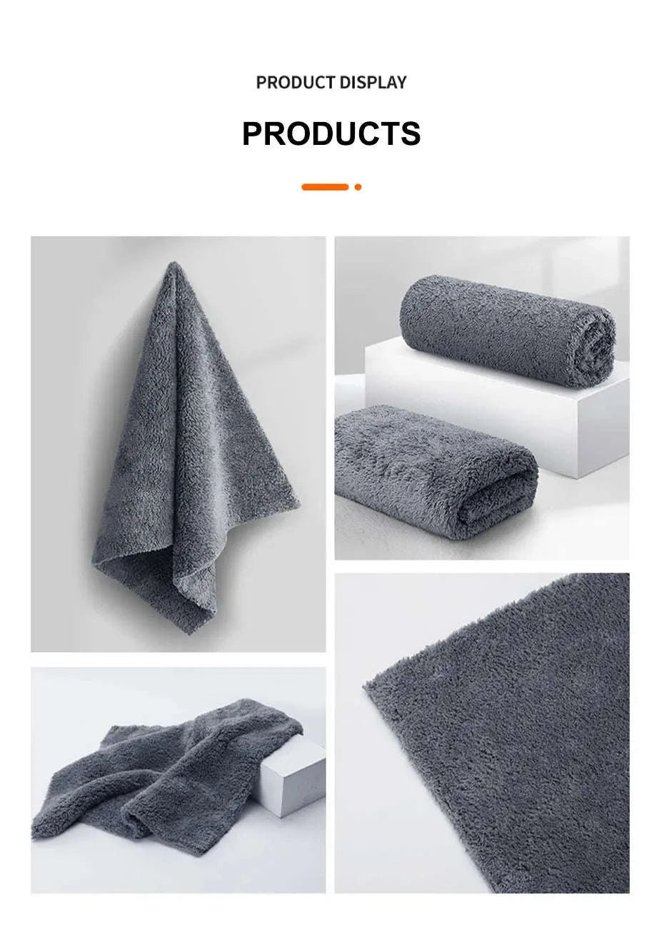 Coral Velvet Car Wash Towel 40×100cm-40x100cm 1pc