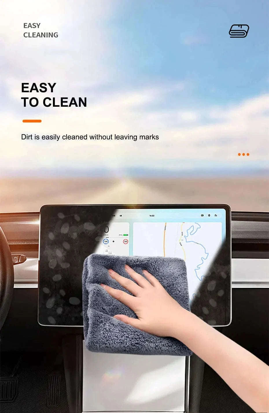 Coral Velvet Car Wash Towel 40×100cm for Gentle, Streak-Free Cleaning-40x100cm 1pc