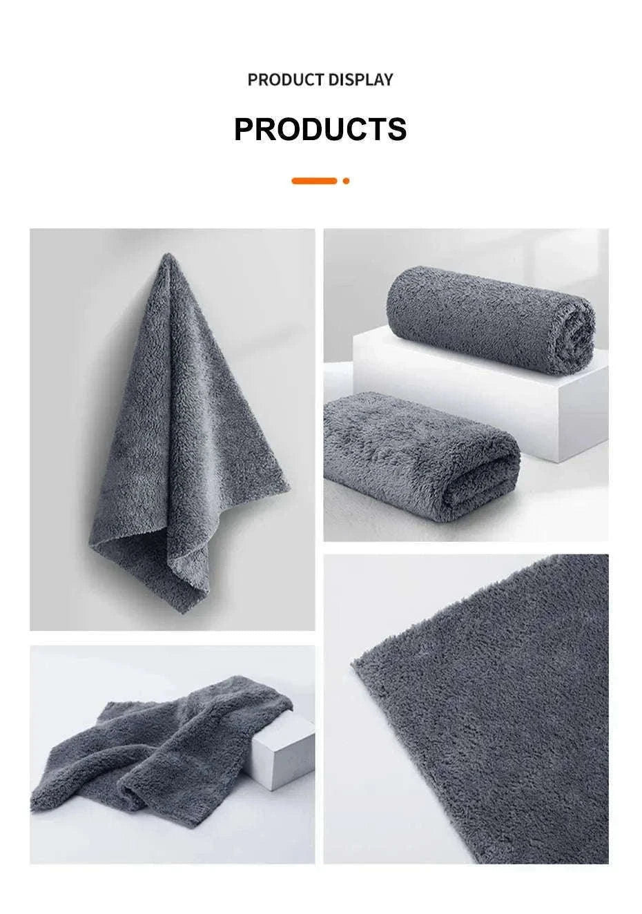 Coral Velvet Car Wash Towel 40×100cm for Gentle, Streak-Free Cleaning-40x100cm 1pc