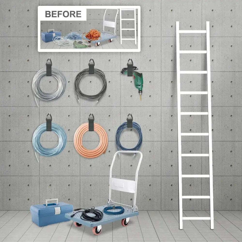 Cord Organizer Holder for Garage and Workshop-10PCS M