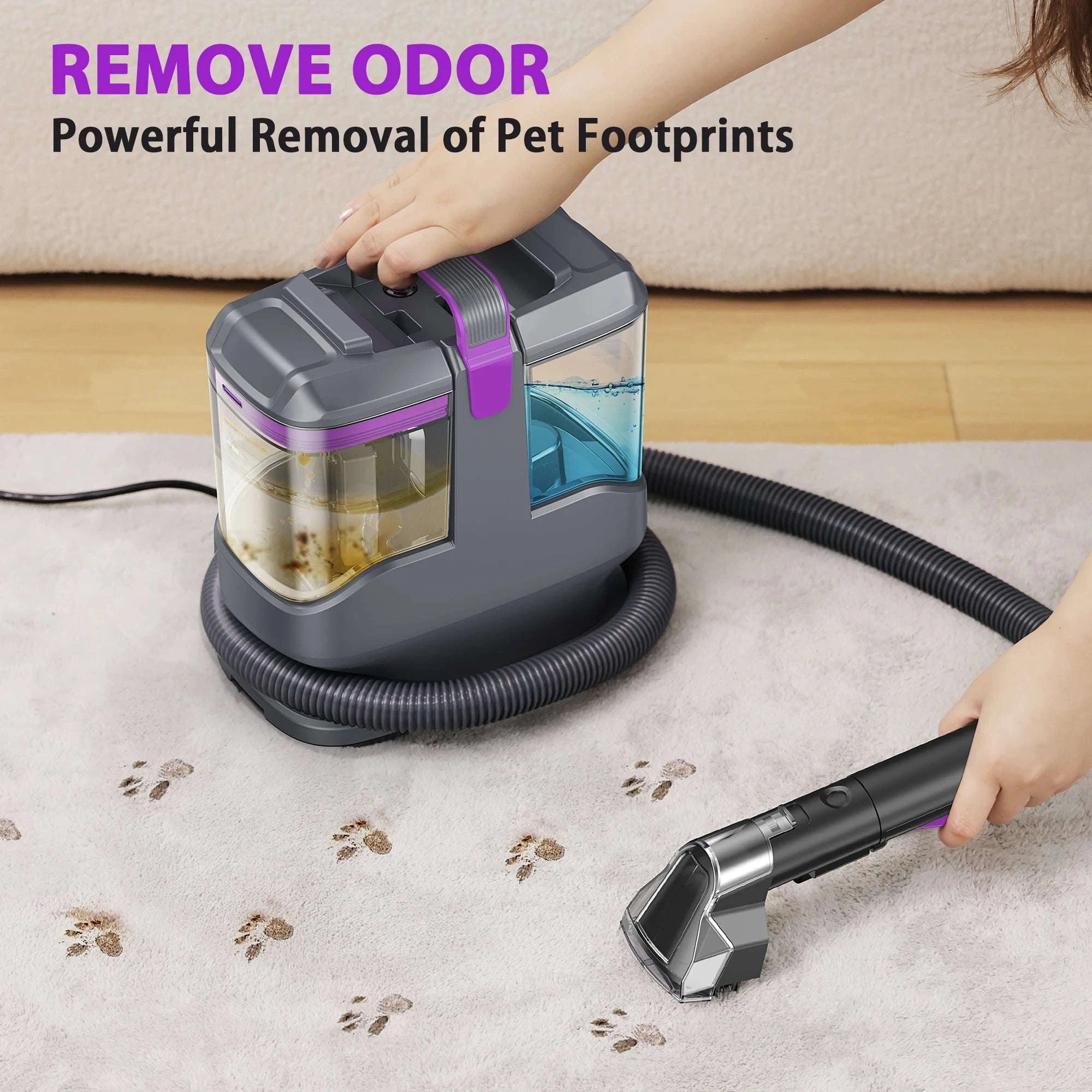 Corded Spot Vacuum Cleaner with Wet Sprayer for Sofa and Car-Lavender / United States / US