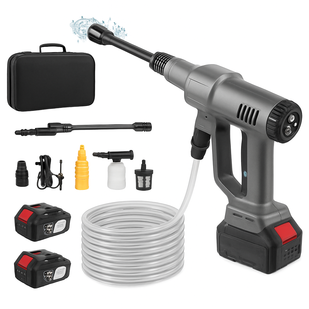 Cordless 200Bar High Pressure Washer with 6-in-1 Nozzle