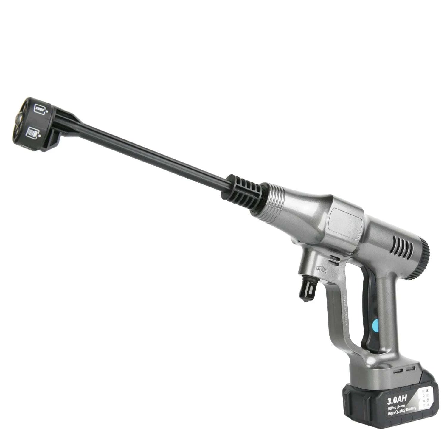 Cordless 200Bar High Pressure Washer with 6-in-1 Nozzle-1 pc battery / EU / france|Electric