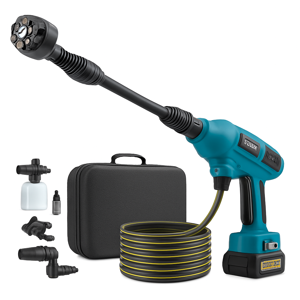 Cordless 250Bar High Pressure Washer Gun with Brushless Motor