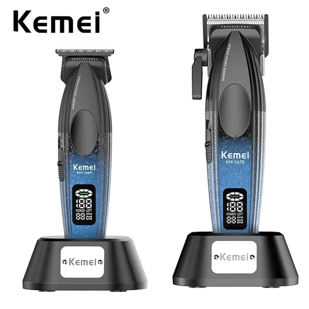 Cordless 9000RPM Hair Clipper Zero Gap Trimmer for Precision Cuts-no box