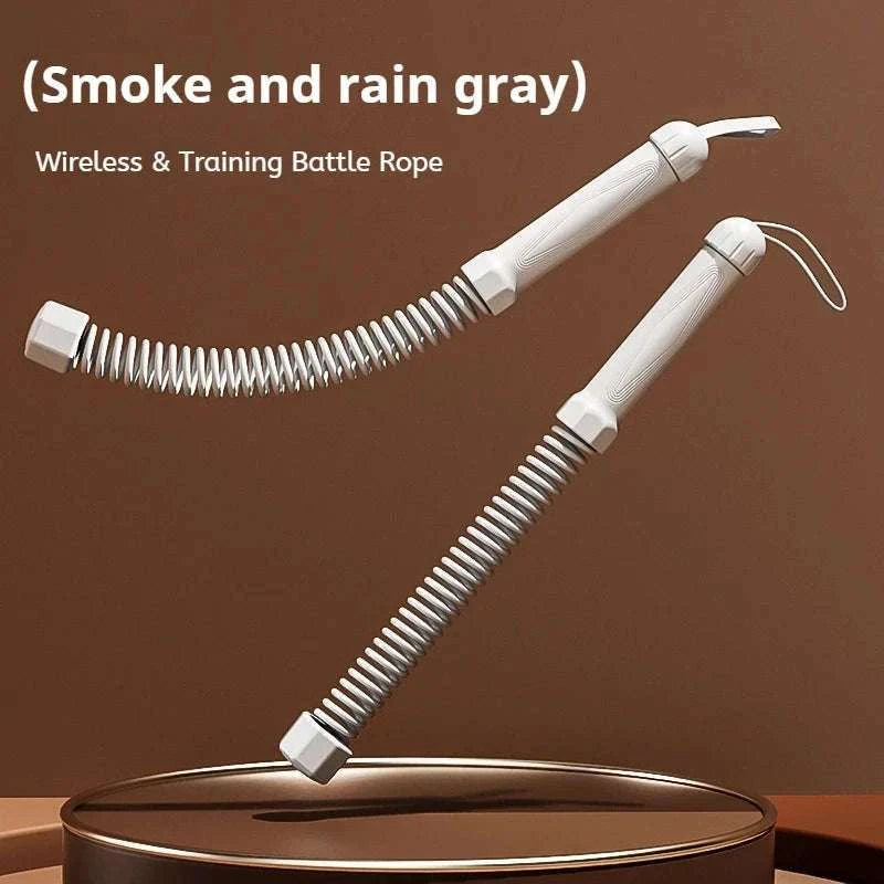 Cordless Battle Rope Training System for Full Body Home Workouts-