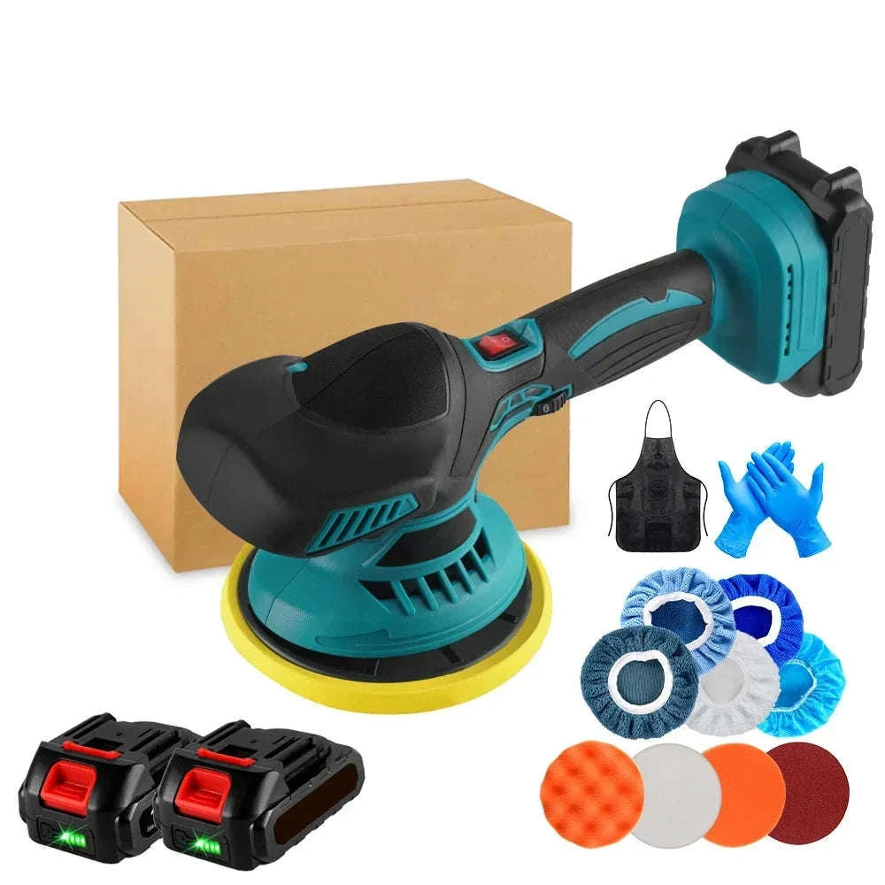 Cordless Car Polisher for Smooth, Effortless Auto Detailing-2 Batteries / france