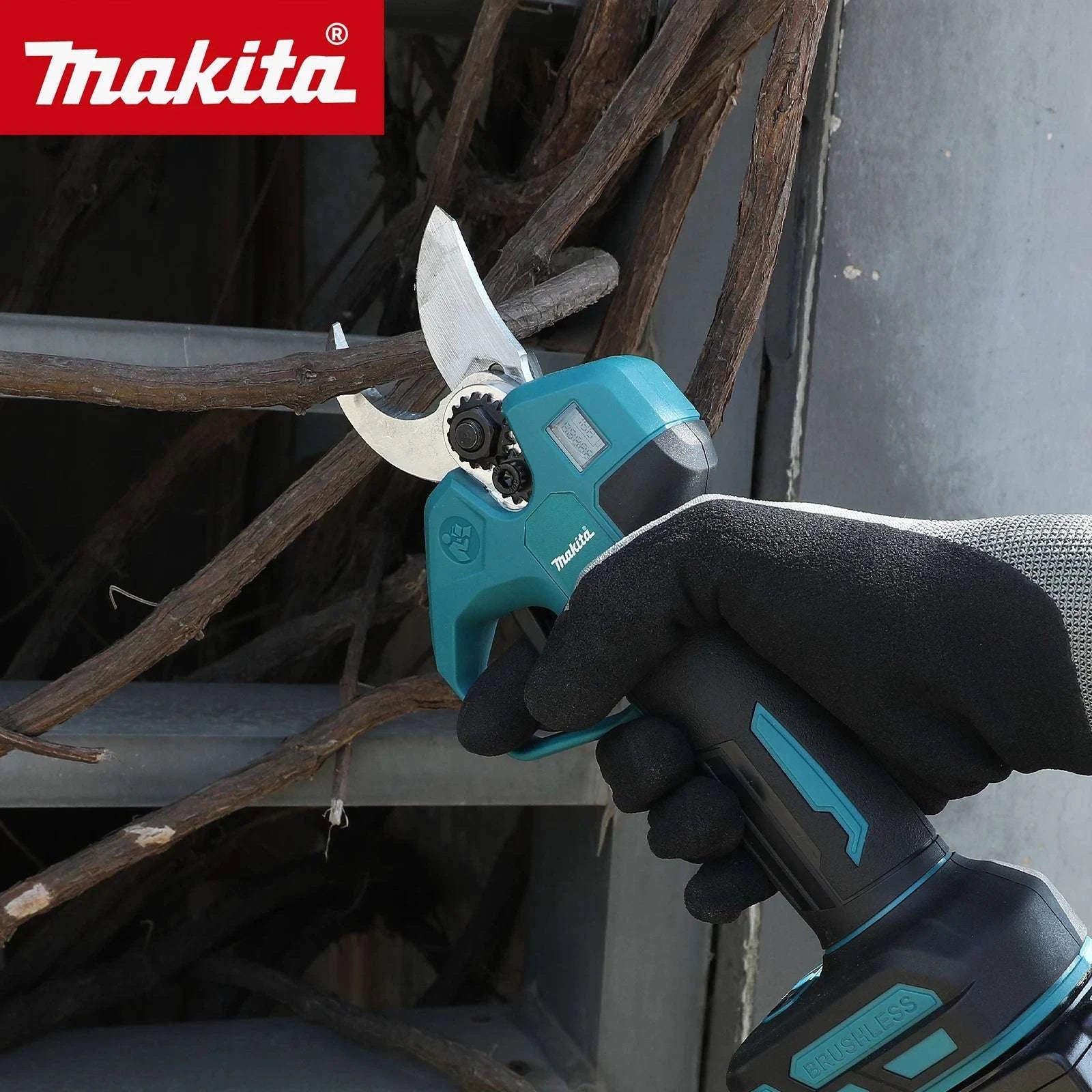 Cordless Electric Pruning Shears 20V Brushless with LCD Display-No battery