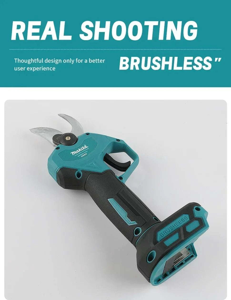 Cordless Electric Pruning Shears 20V Brushless with LCD Display-No battery