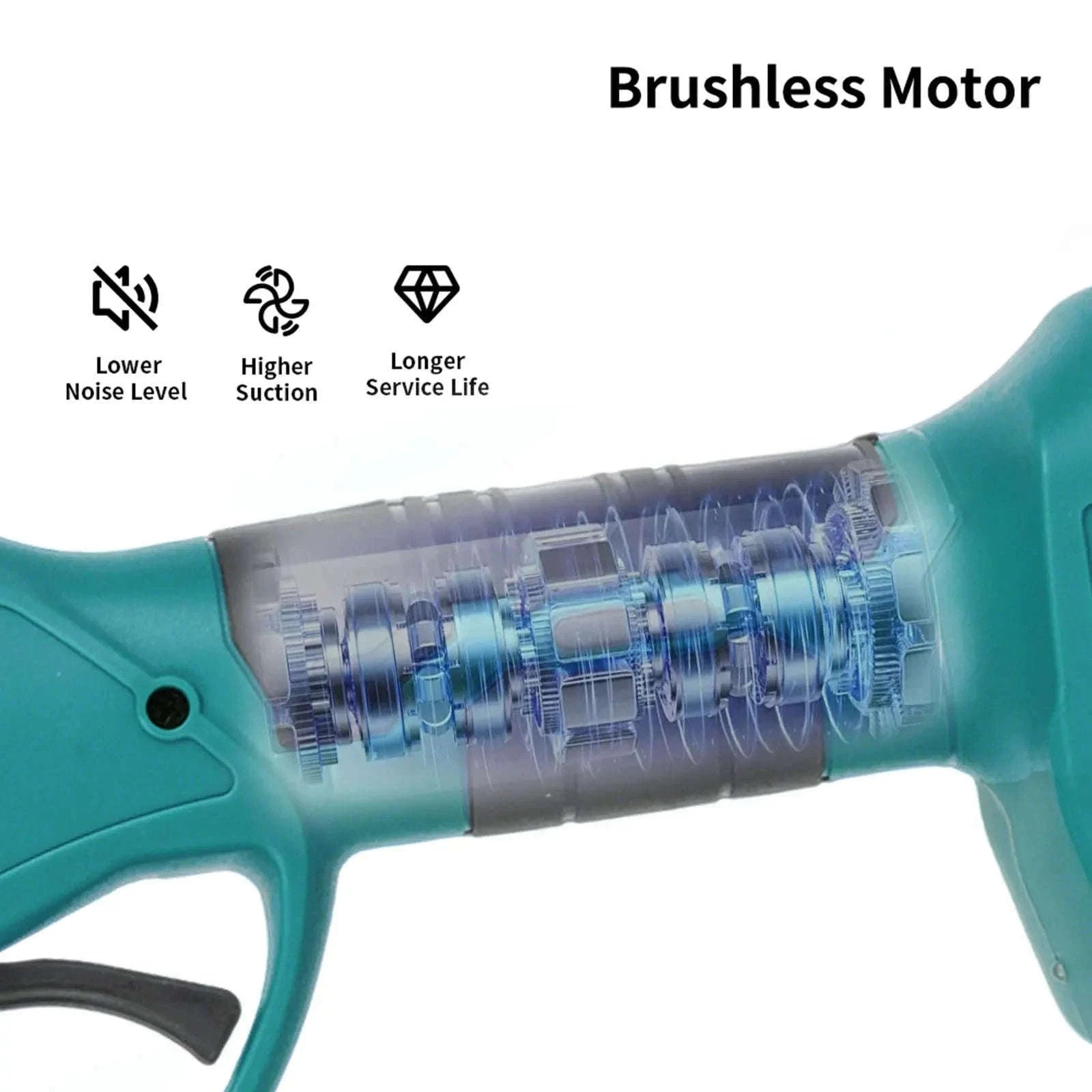 Cordless Electric Pruning Shears 30mm–40mm Brushless Cutter-40mm-1 pc battery / EU / france