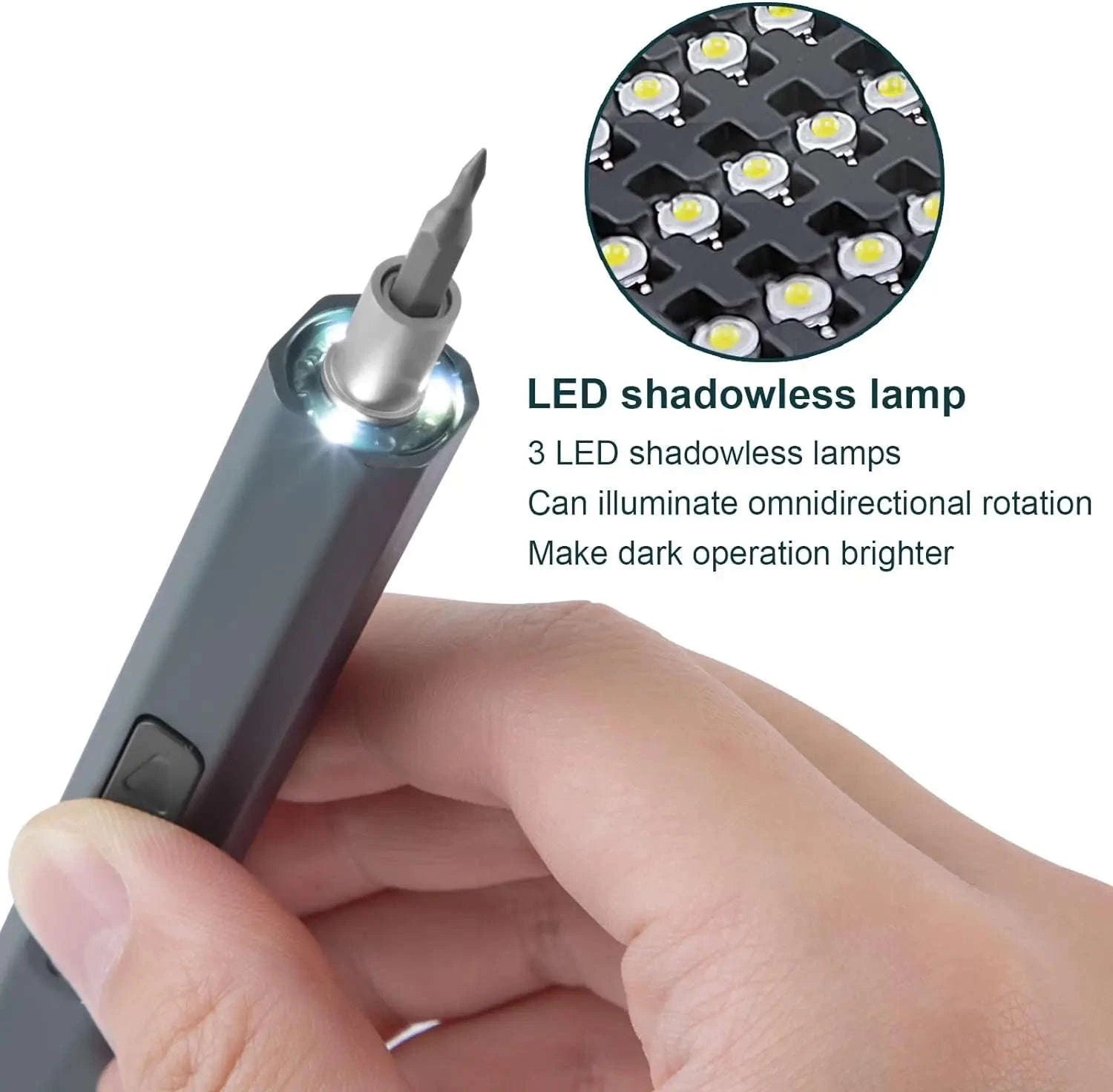 Cordless Electric Screwdriver Set – Precision Power Tool Kit-12 in 1