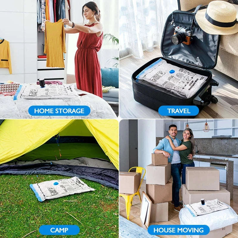 Cordless Electric Vacuum Pump for Travel Storage-only 18 bags combo