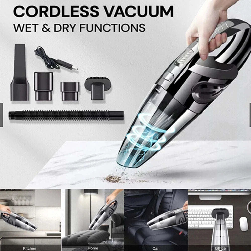 Cordless Handheld Car Vacuum Cleaner, Wet and Dry 120W-1 / United States