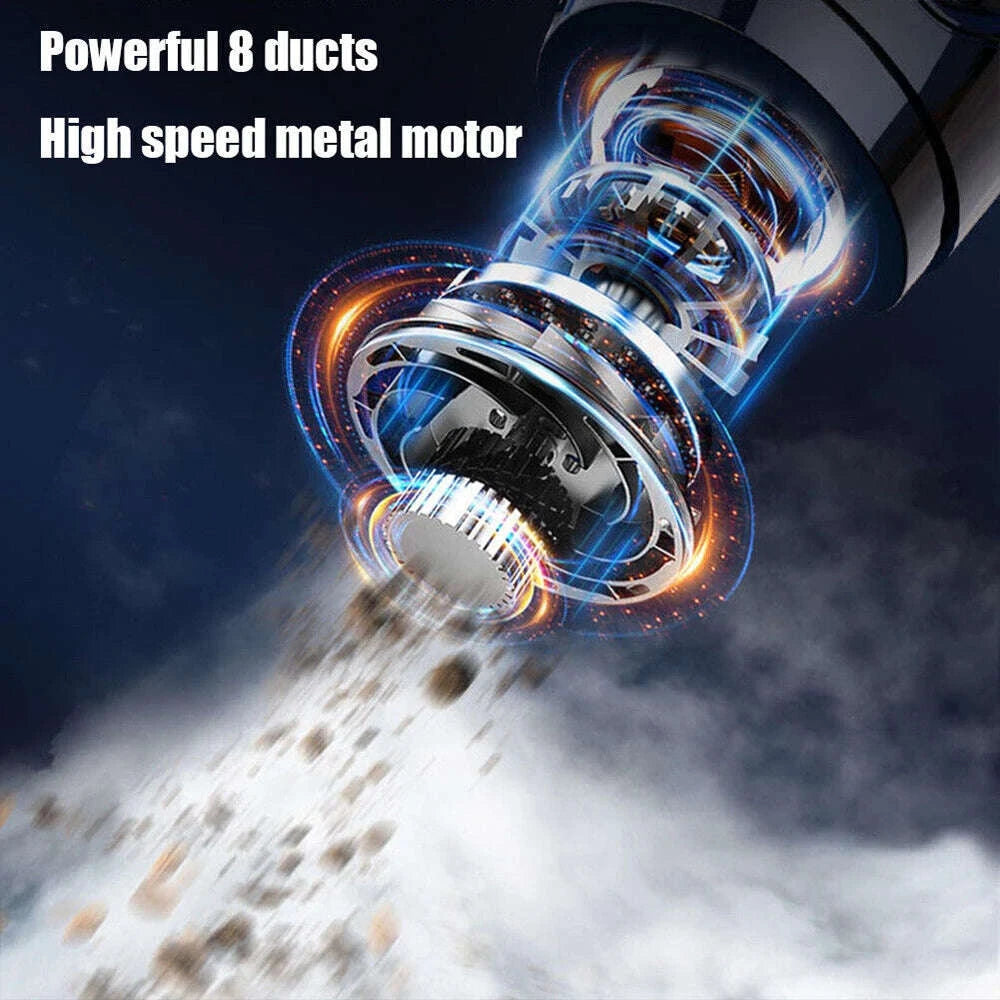 Cordless Handheld Car Vacuum Cleaner, Wet and Dry 120W-1 / United States
