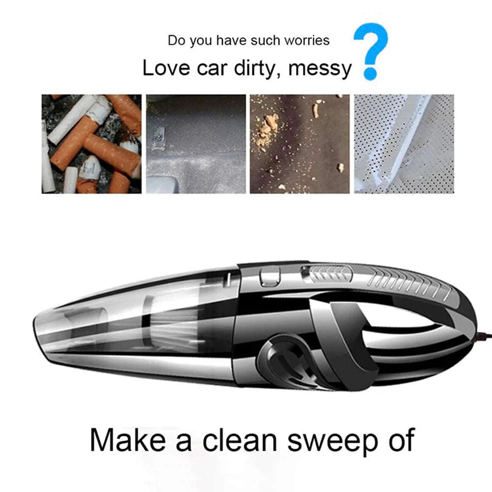 Cordless Handheld Car Vacuum Cleaner, Wet and Dry 120W-1 / United States