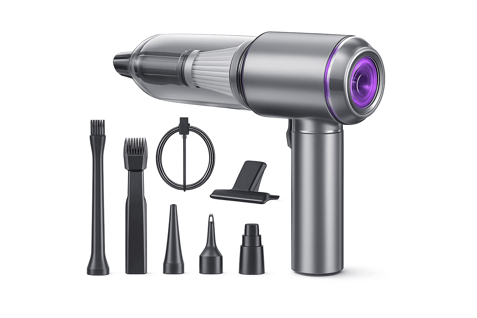 Cordless Handheld Vacuum 30000Pa for Car, Home, and Pet Hair-rosy / Poland