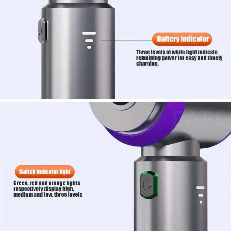 Cordless Handheld Vacuum 30000Pa for Car, Home, and Pet Hair-rosy / Poland