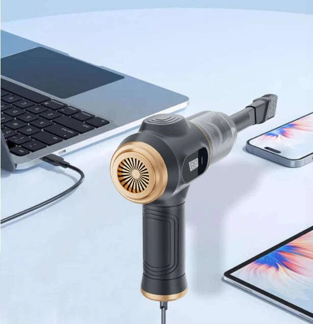 Cordless Handheld Vacuum Cleaner with HEPA Filter for Car & Home-balck / United States