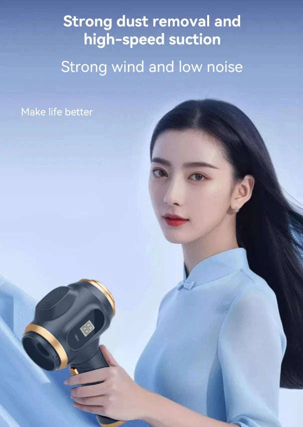 Cordless Handheld Vacuum Cleaner with HEPA Filter for Car & Home-balck / United States