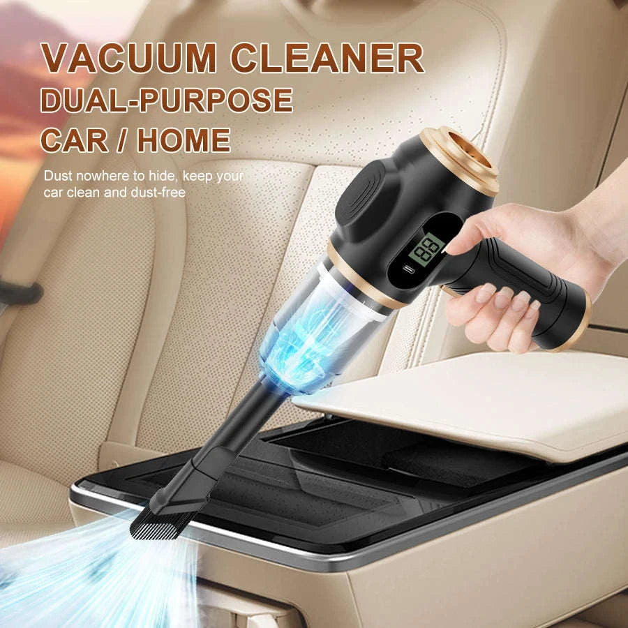Cordless Handheld Vacuum Cleaner with HEPA Filter for Car & Home-balck / United States