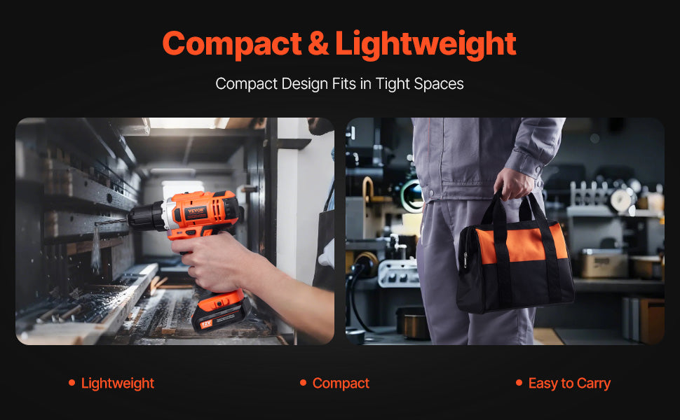 Cordless Drill & Impact Driver Combo Kit with Batteries and Charger
