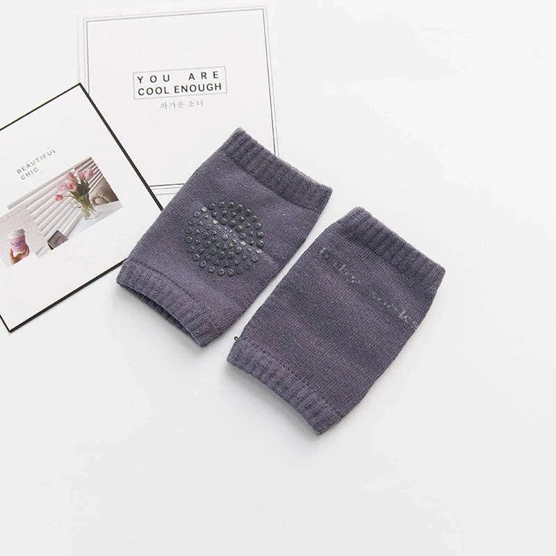 Cotton Baby Knee & Elbow Pads - Blue-blue