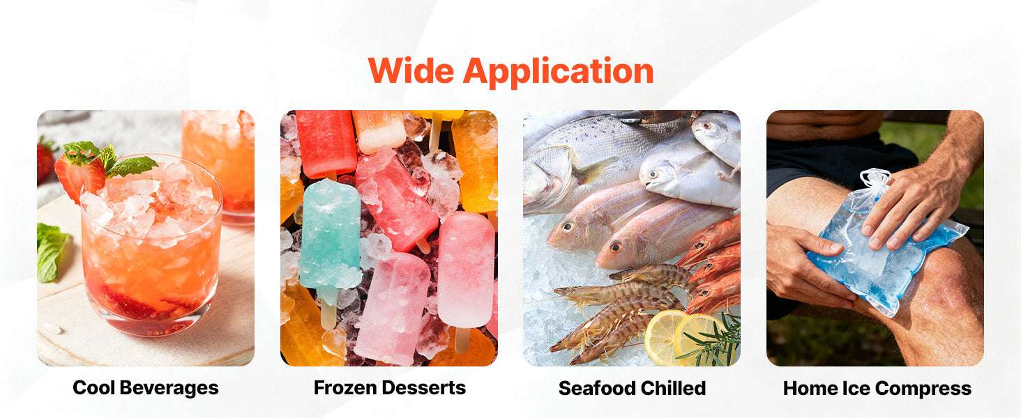 Countertop Nugget Ice Maker 33–44 lbs/Day with Self-Cleaning-33lbs per 24H / United States