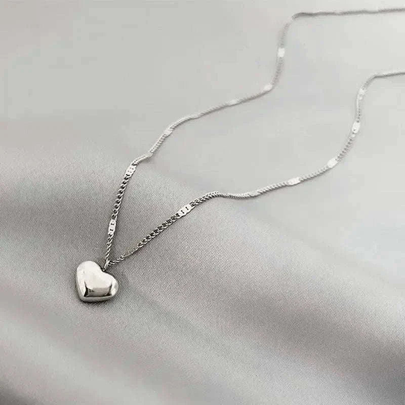 Couple Heart Necklace with Elegant Light Luxury Design-style 01