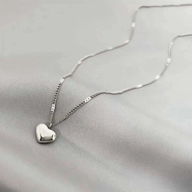 Couple Heart Necklace with Elegant Light Luxury Design-style 01
