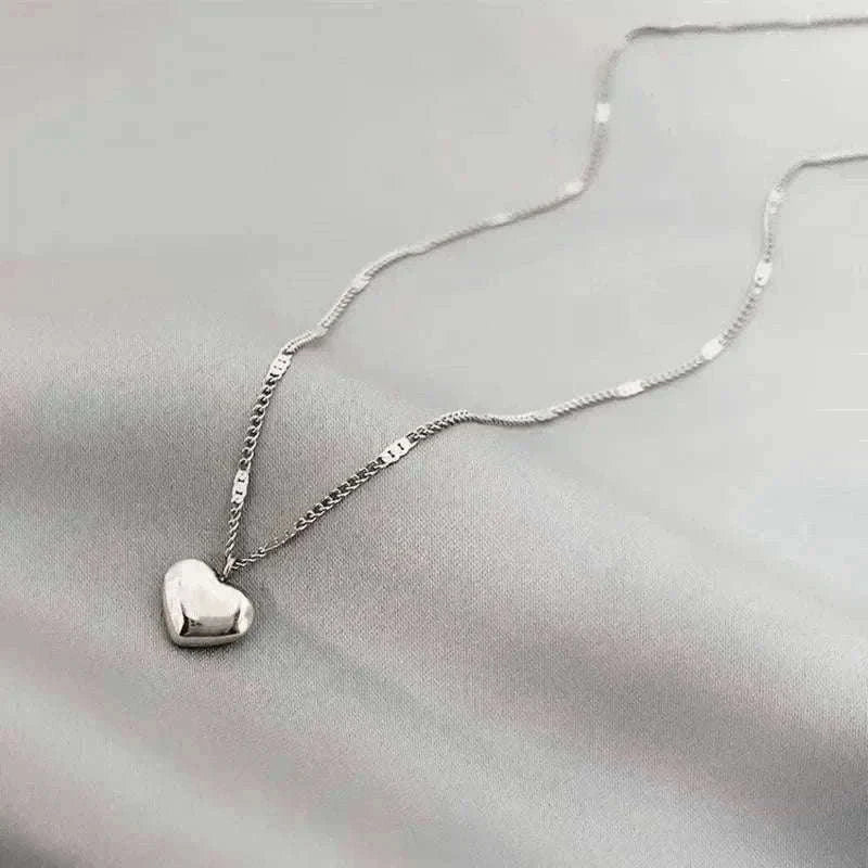 Couple Heart Necklace with Elegant Light Luxury Design-style 01