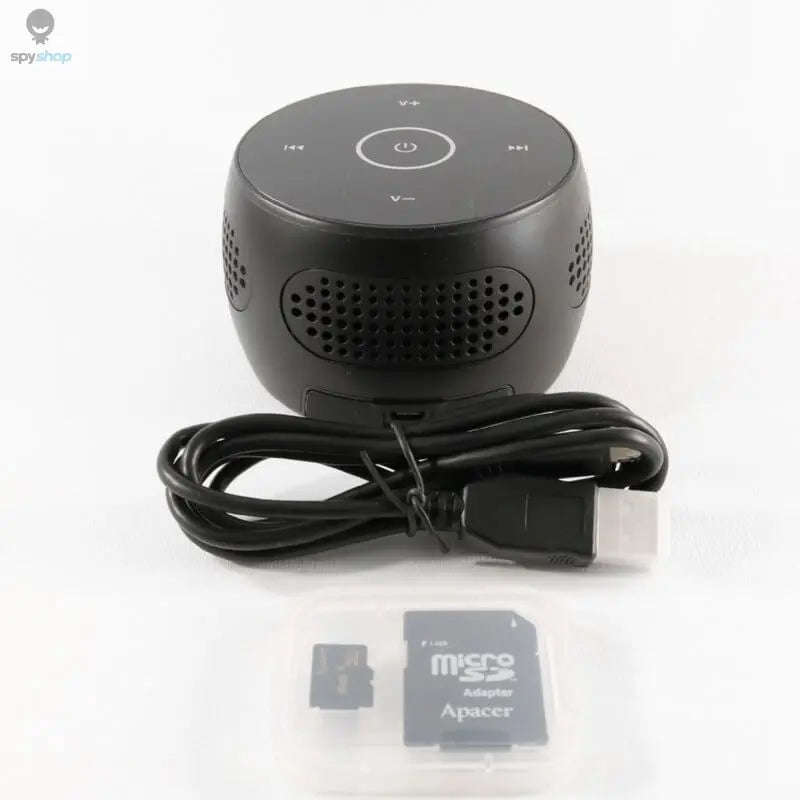 Covert Bluetooth Speaker with Built-In DVR Recorder-Default Title