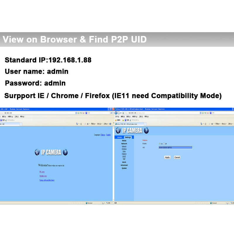 Covert POE WiFi Mini IP Camera with 4K Options-1080P / 2.8mm