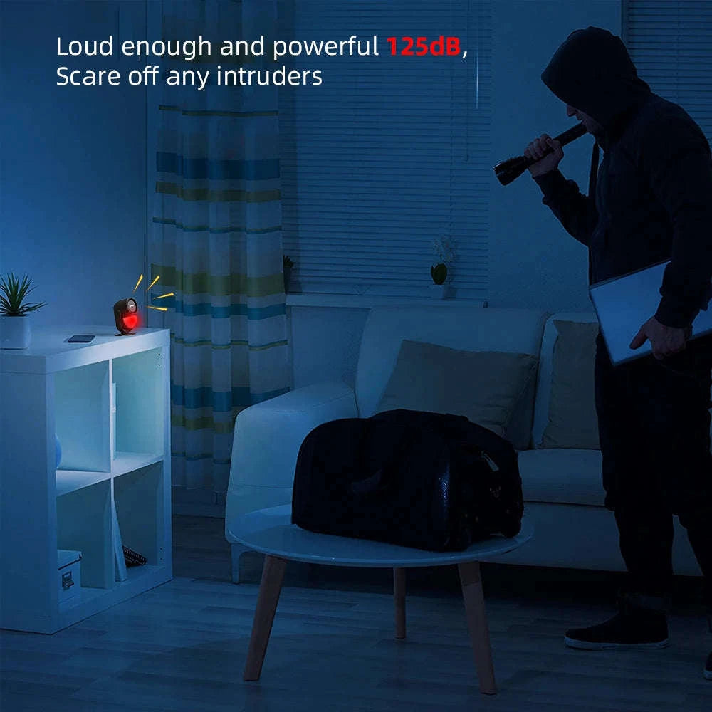 CPVAN Wireless Motion Sensor Alarm with 8m Detection and 125dB Siren-set 1 / United States