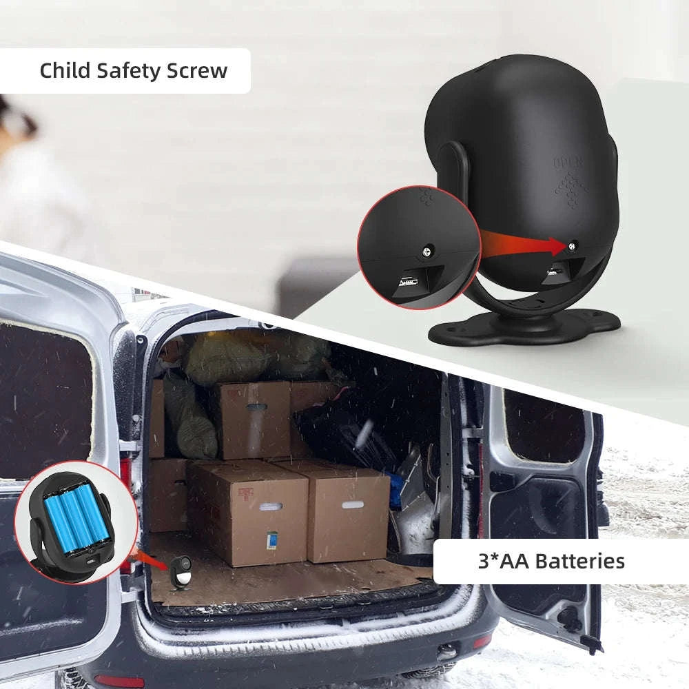 CPVAN Wireless Motion Sensor Alarm with 8m Detection and 125dB Siren-set 1 / United States