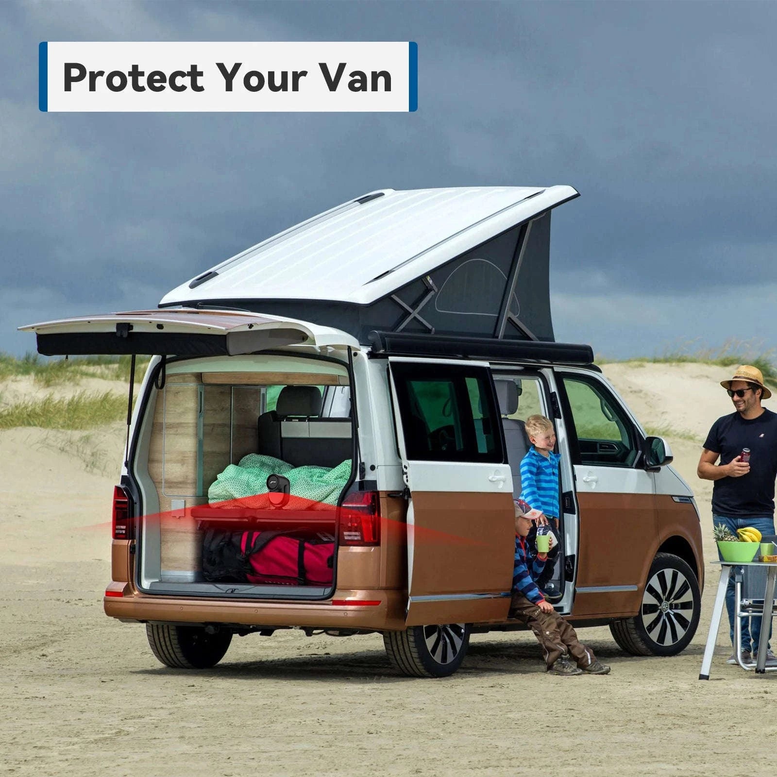 CPVAN Wireless Motion Sensor Alarm with 8m Detection and 125dB Siren-set 1 / United States